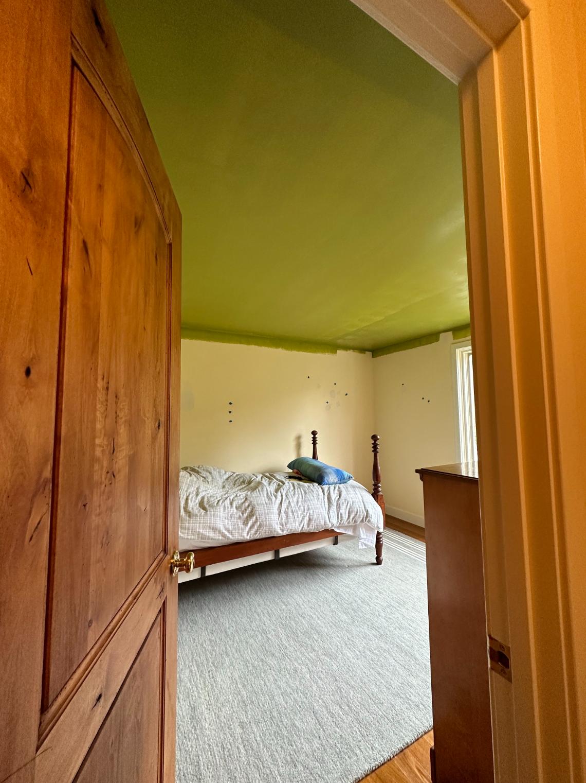 Interior painting preparation and drywall repair